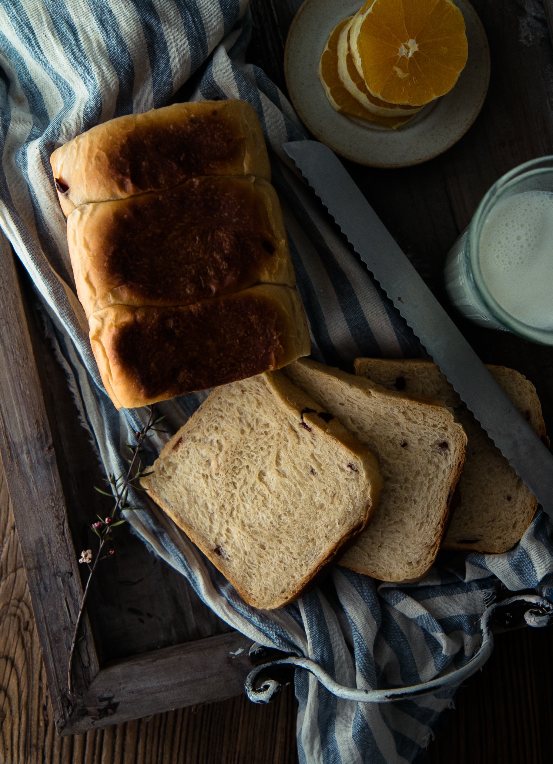 红糖蔓越莓土司