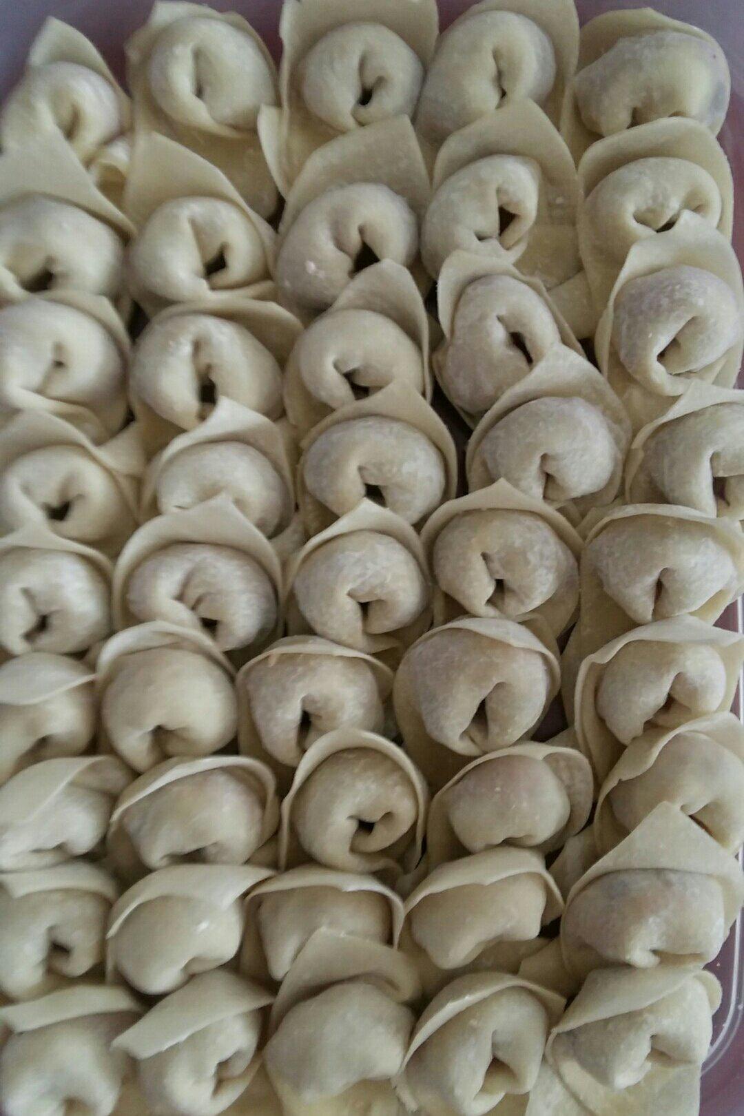 元宝馄饨的包法