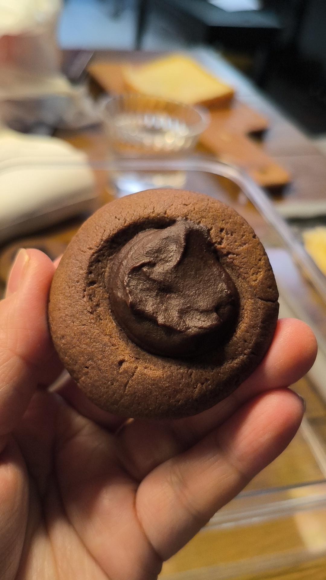 简单0️⃣失败！下午茶小点心｜双重🍫巧克力曲奇🍪