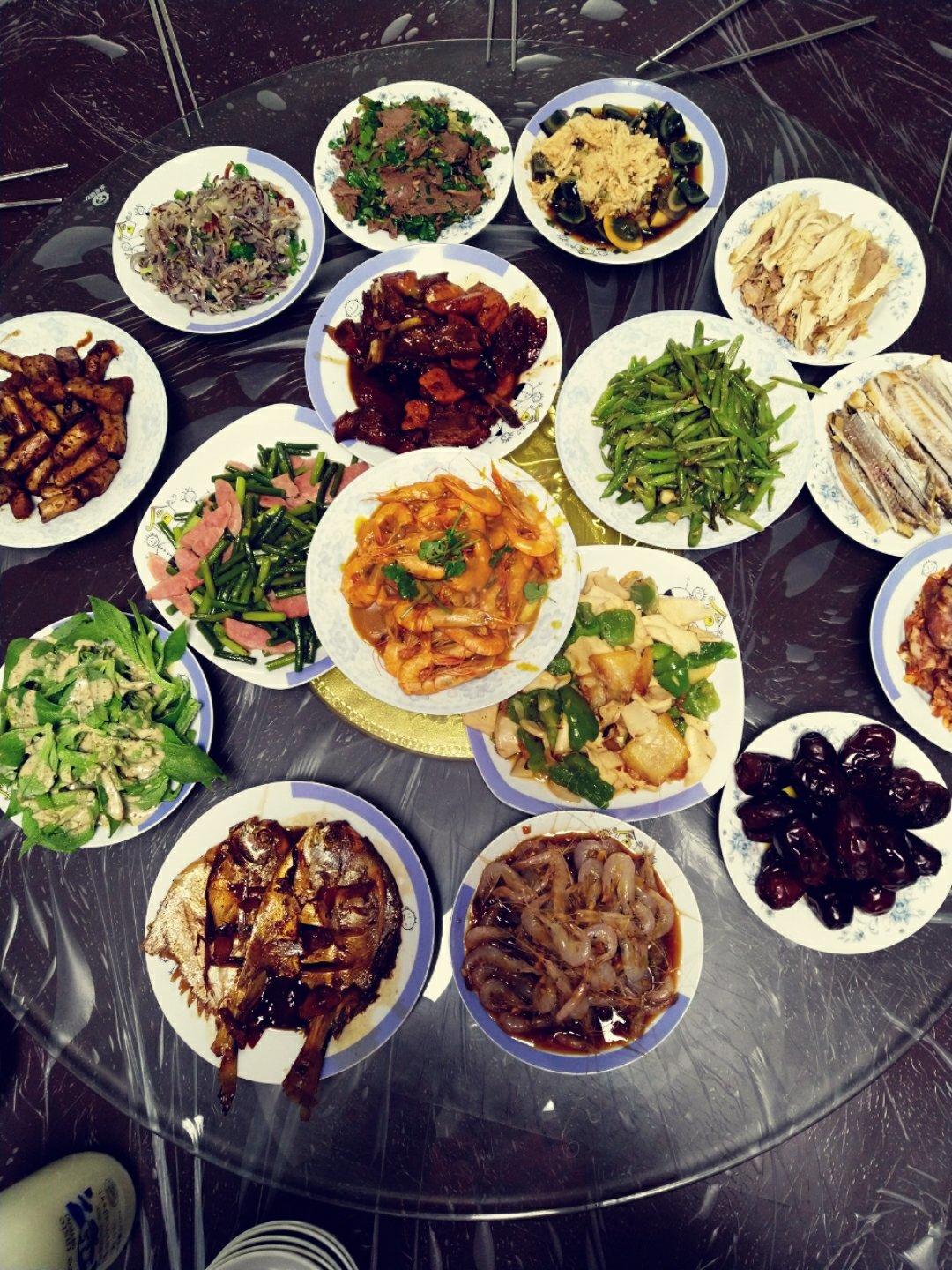 美英206做的家庭聚餐