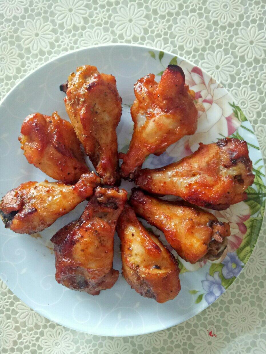 蜜汁烤鸡翅（烤箱版奥尔良烤翅）【诱食】