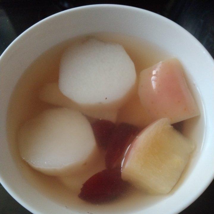 苹果山药红枣水