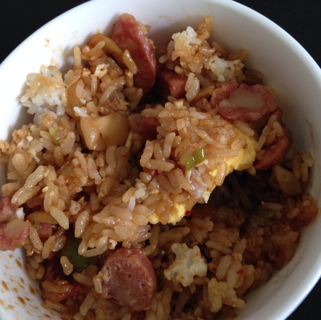 香肠煲仔饭