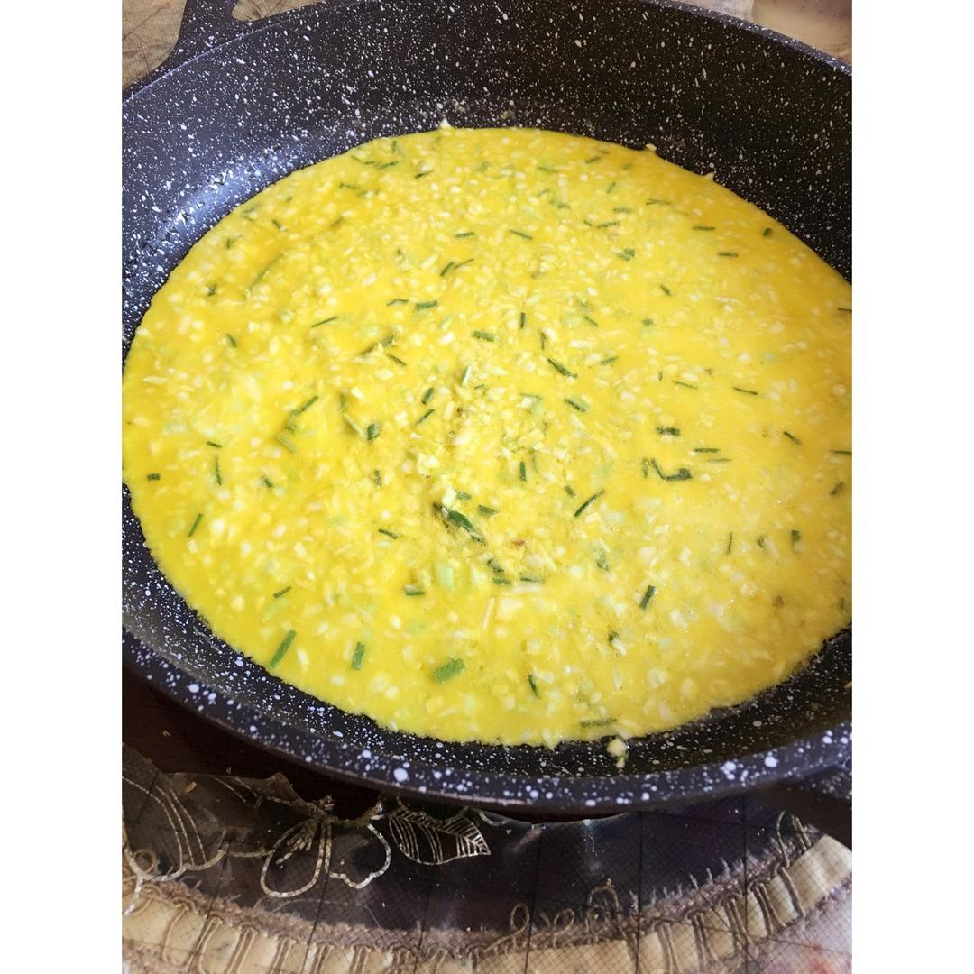 鸡蛋蔬菜饼