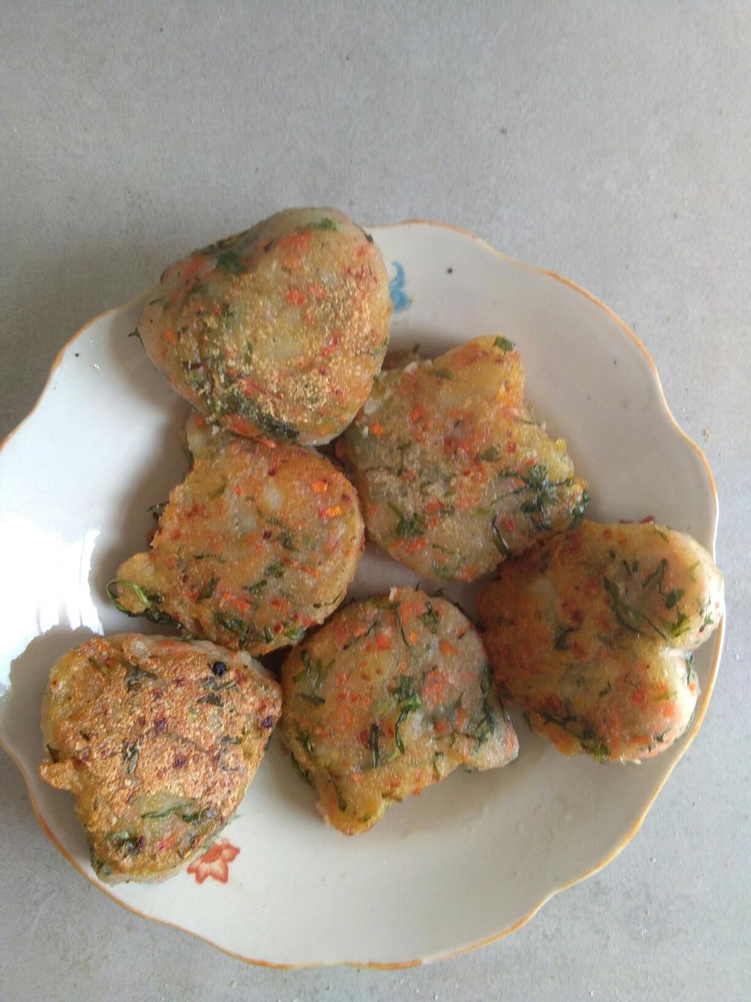 罗勒土豆饼