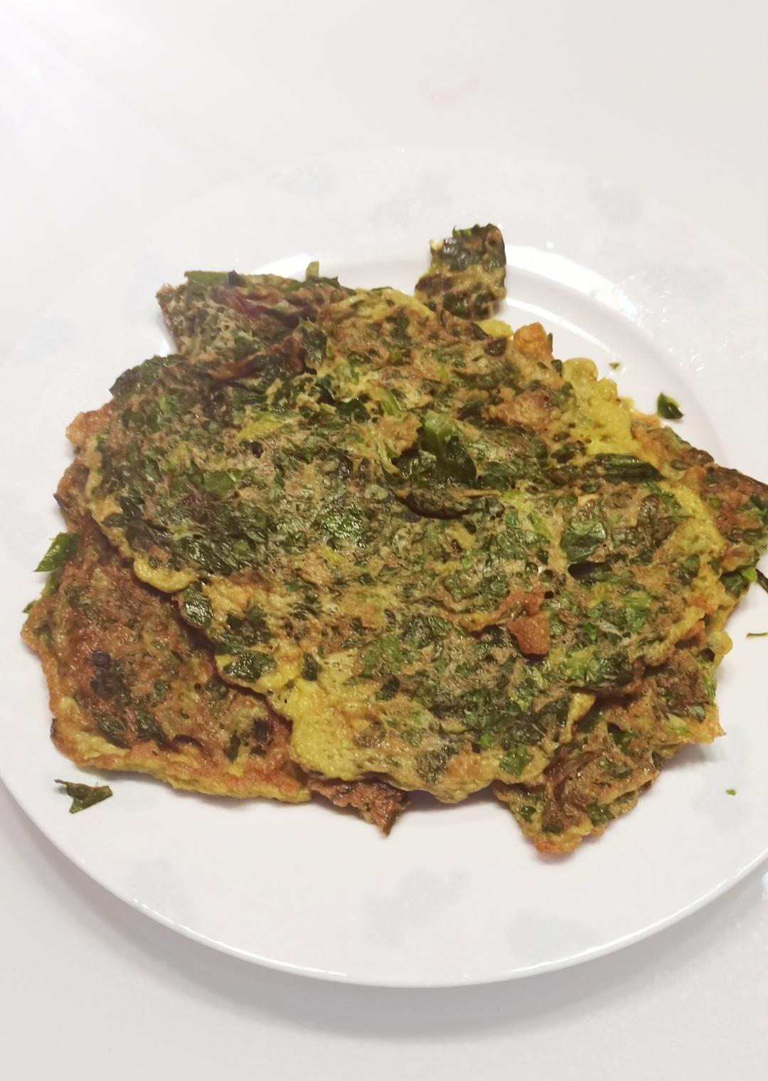 小婷食光🔆芹菜叶炒鸡蛋