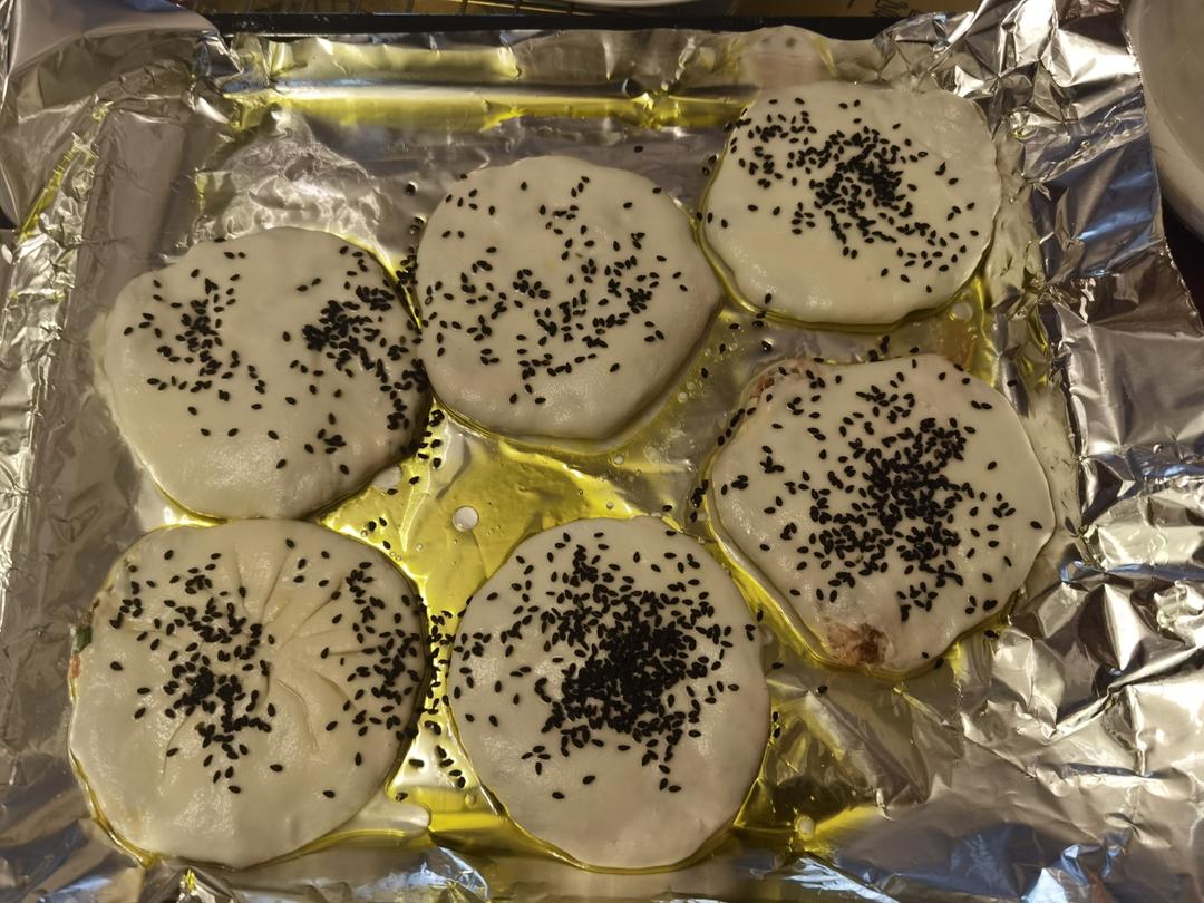 烤箱版梅干菜烤饼