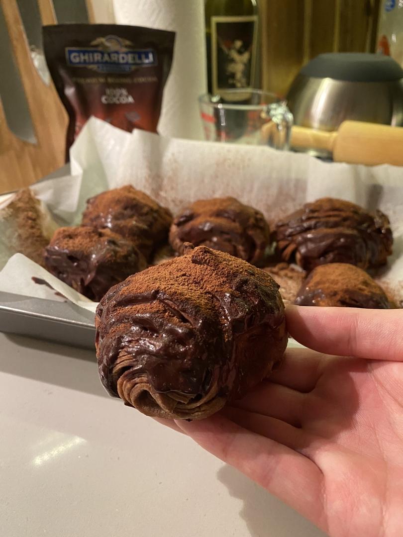 脏脏包-可颂牛角包Chocolate Croissants
