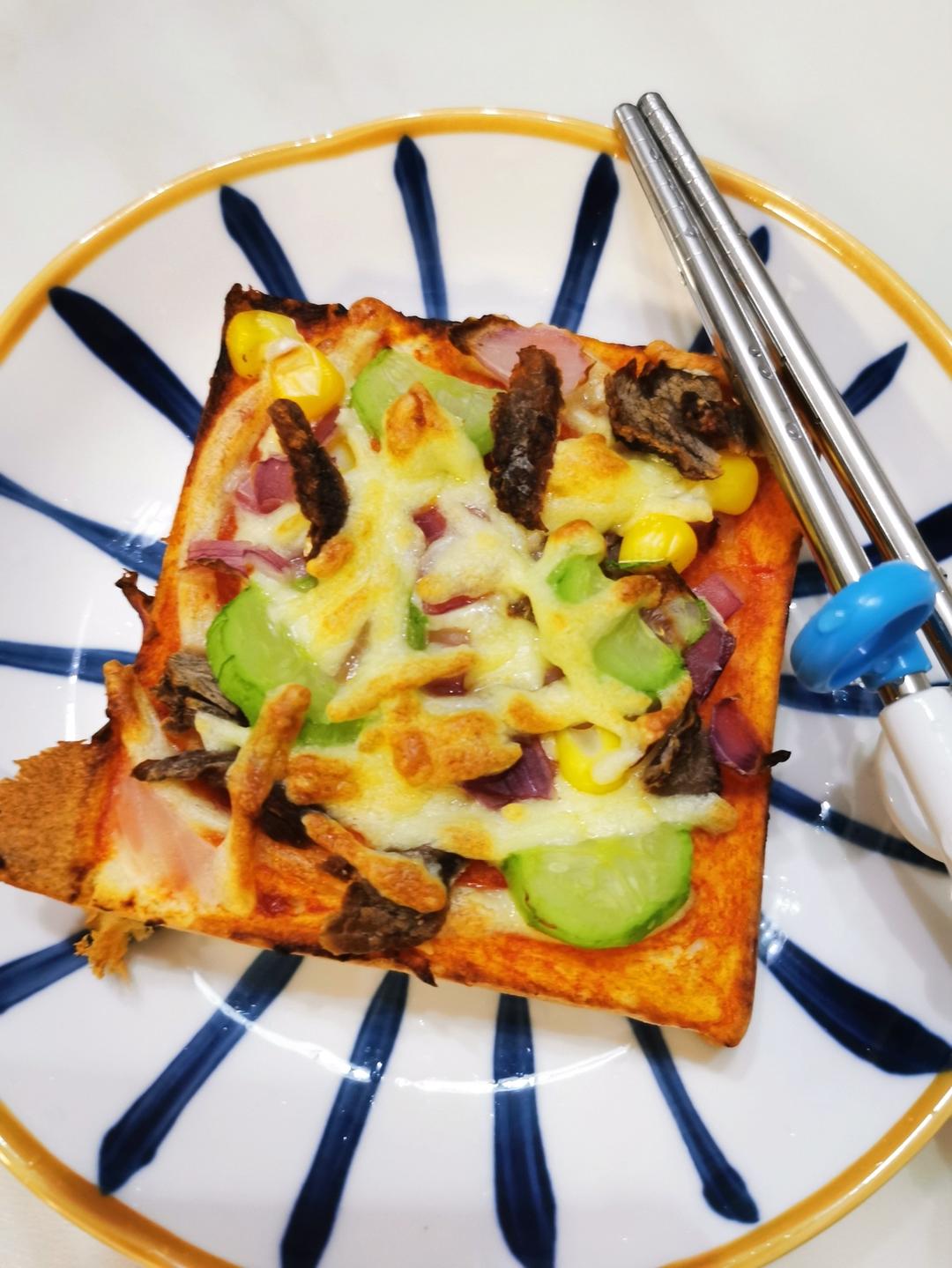 空气炸锅版pizza