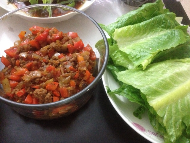 生菜牛肉包