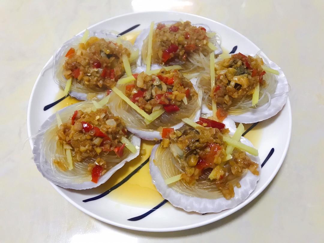 蒜蓉粉丝蒸扇贝