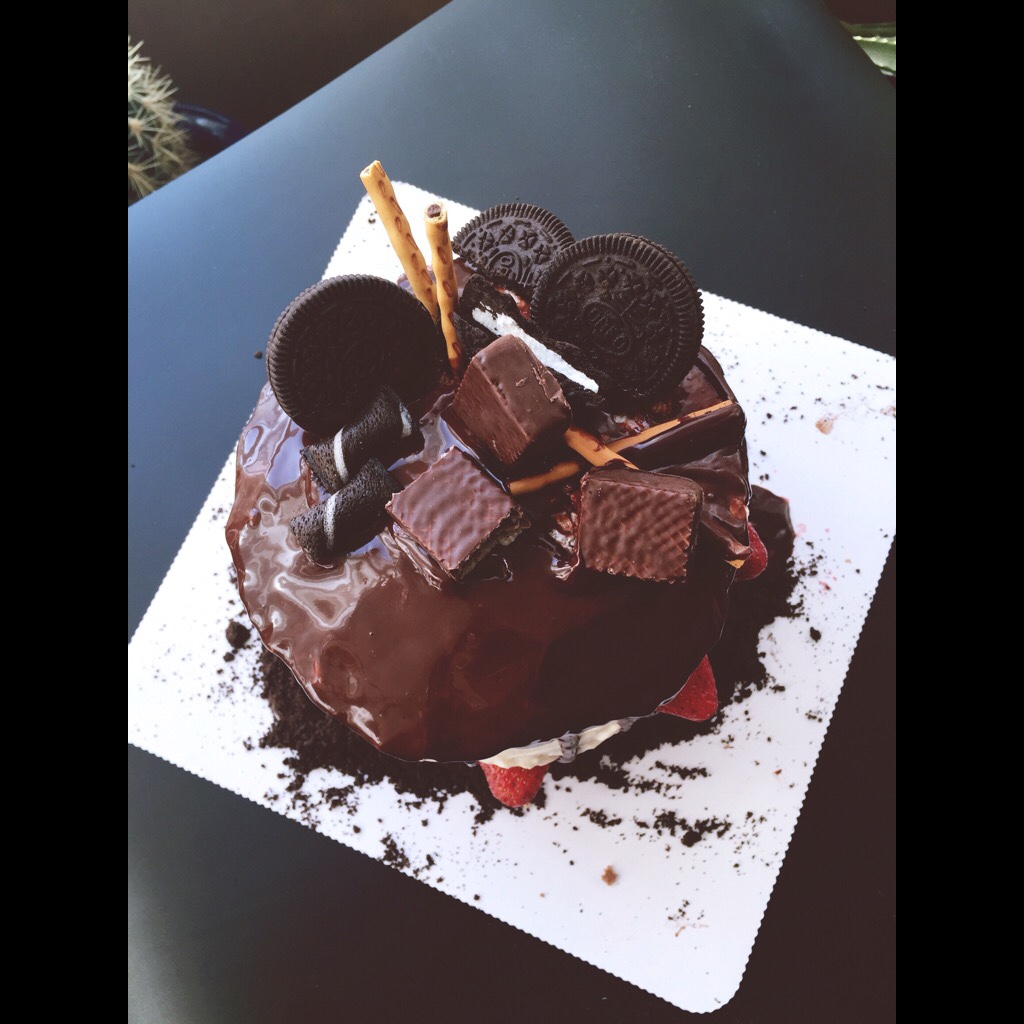 风靡欧美的滴落蛋糕~巧克力盛宴dripping cake