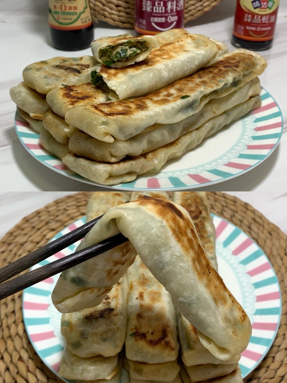 老北京褡裢火烧（韭菜馅）