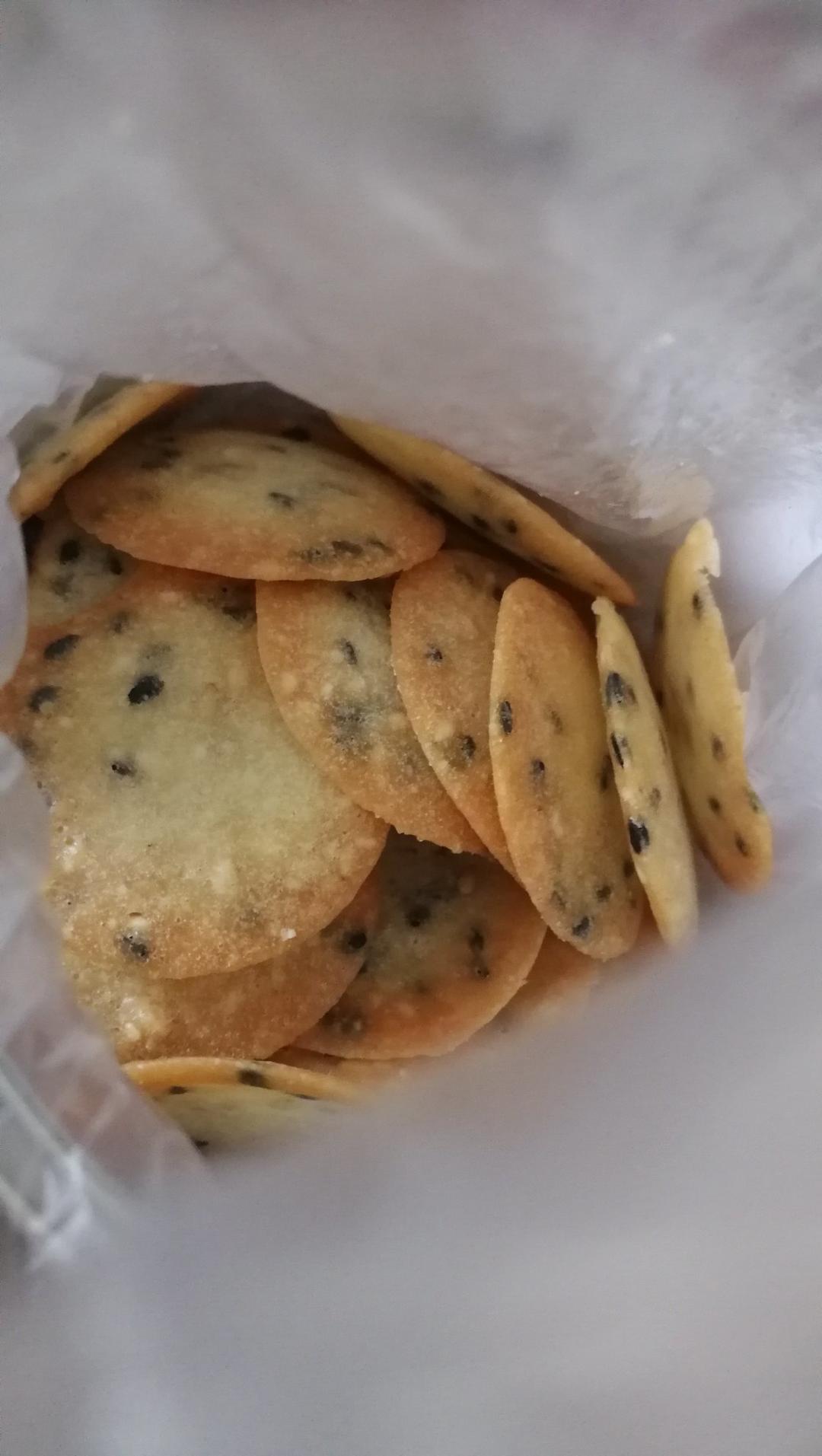 手残党 零失败瓦片酥～消耗蛋清/蛋白-芝麻薄脆 快手宝宝小零食