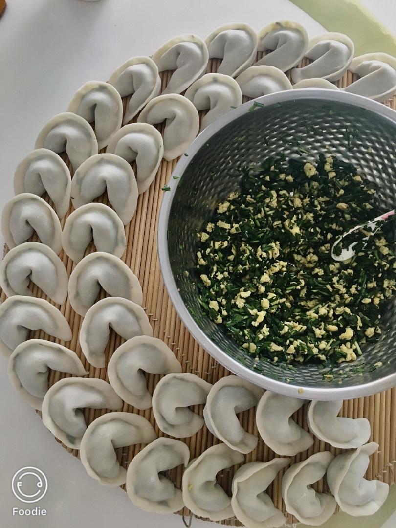 经典的韭菜鸡蛋馅儿饺子 怎么吃都不会腻