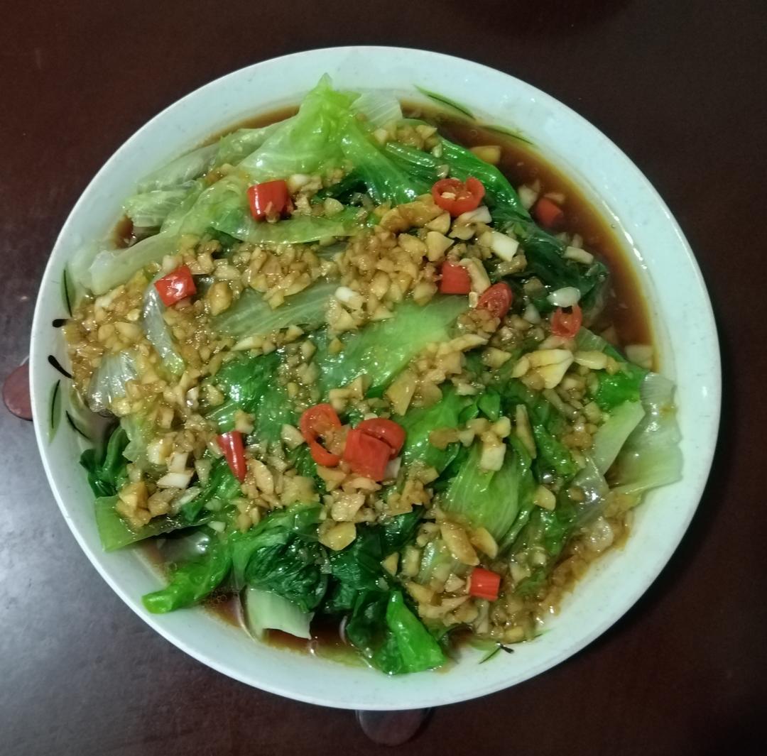 广式白灼生菜(酒店配方)