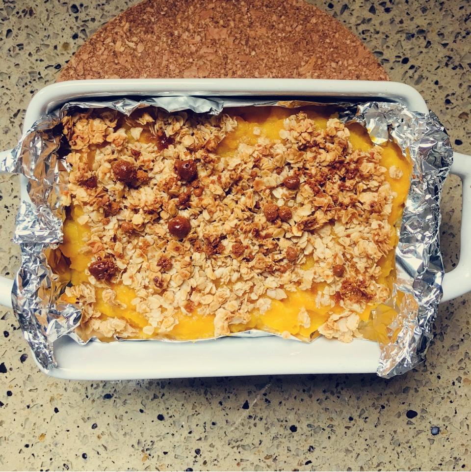 粉糯红薯泥配燕麦酥丨健康·三餐