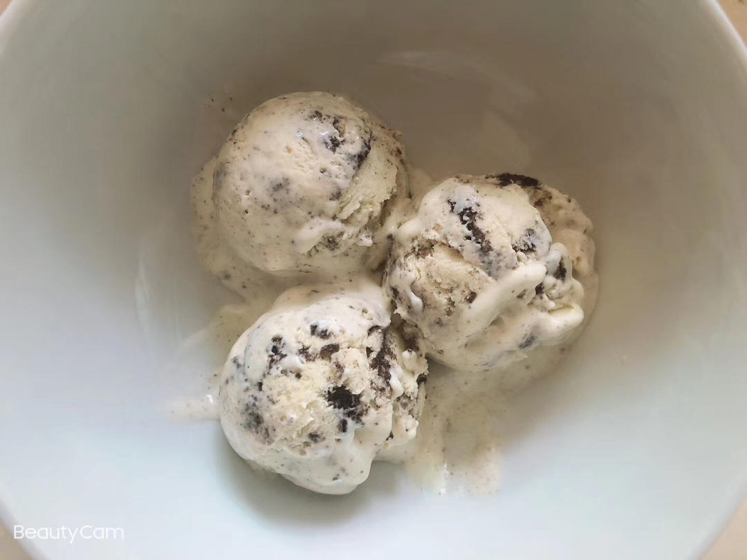 消耗淡奶油 自制奥利奥奶油冰淇淋🍦