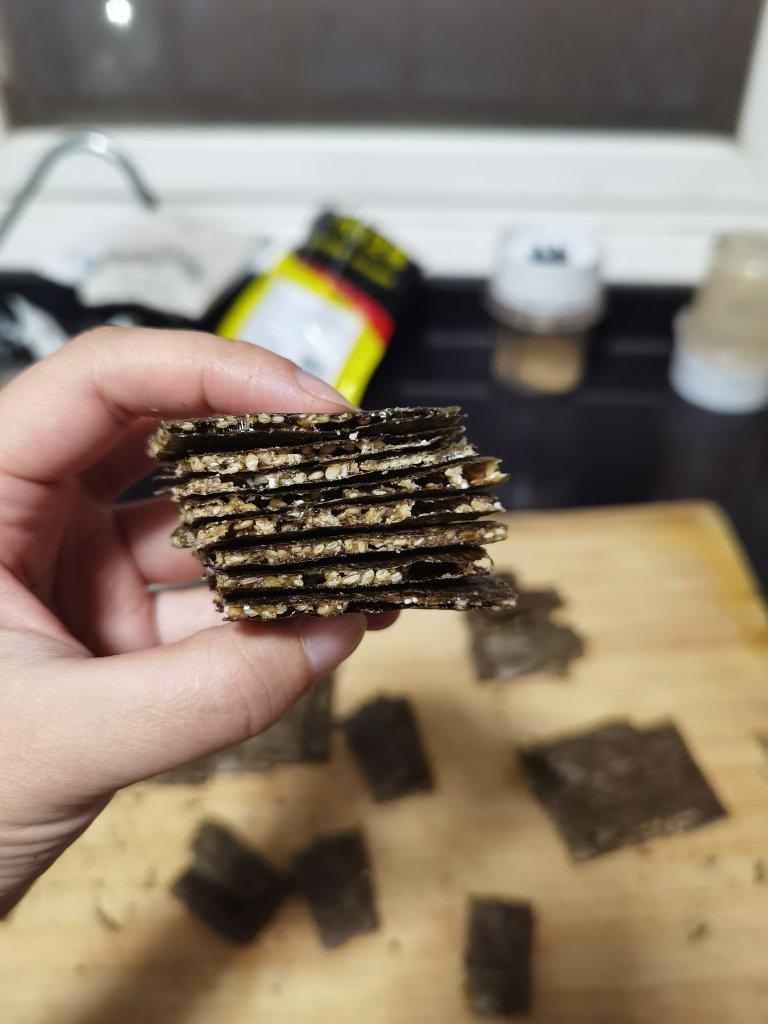 自制海苔夹心脆