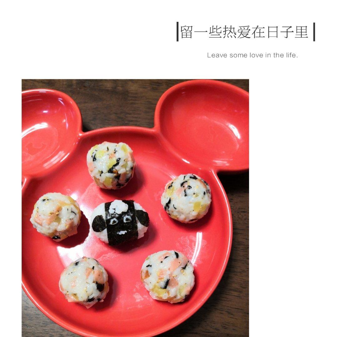 儿童创意早餐～小羊肖恩饭团（附自制寿司醋比例）