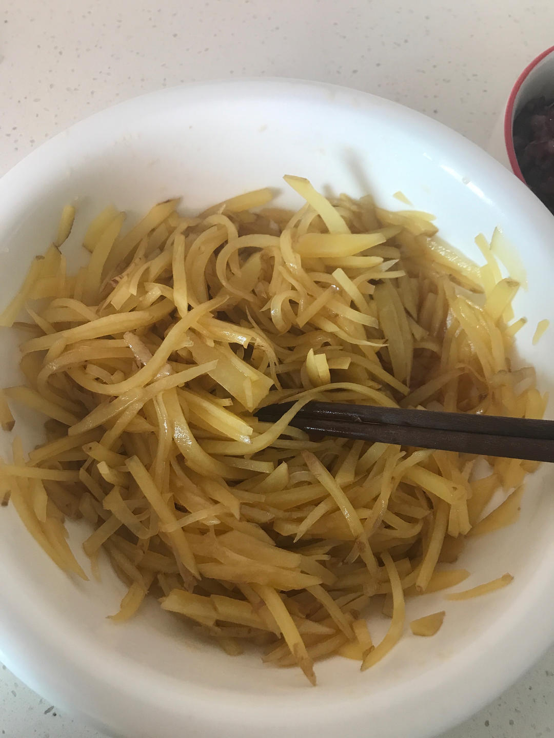 凉拌土豆丝，爽口开胃