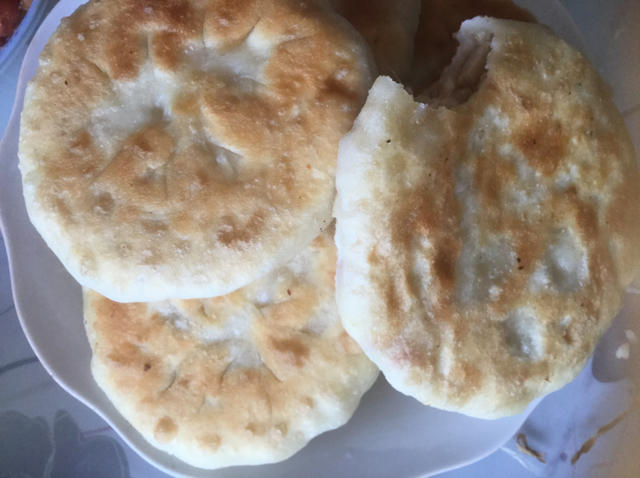 白菜豆腐馅饼