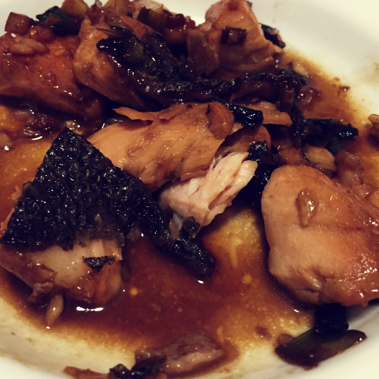 极品红烧三文鱼