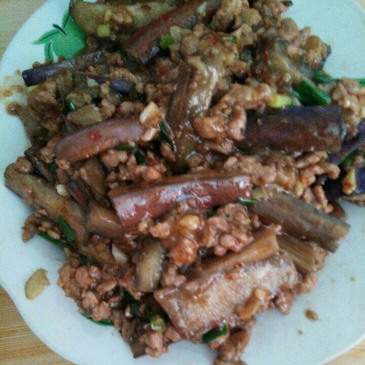红烧肉沫茄子