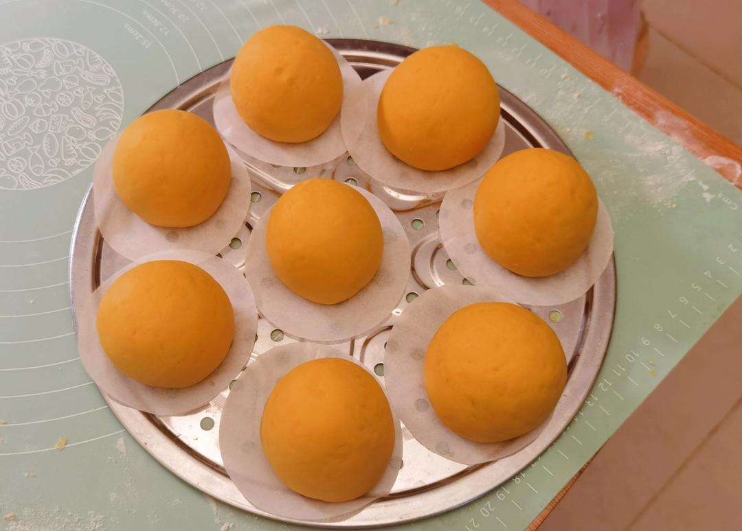 南瓜馒头（一次发酵）
