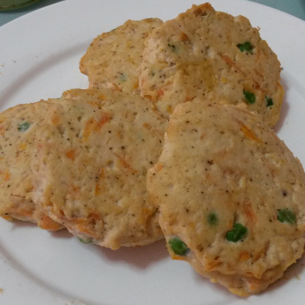 高蛋白减肥鸡肉饼