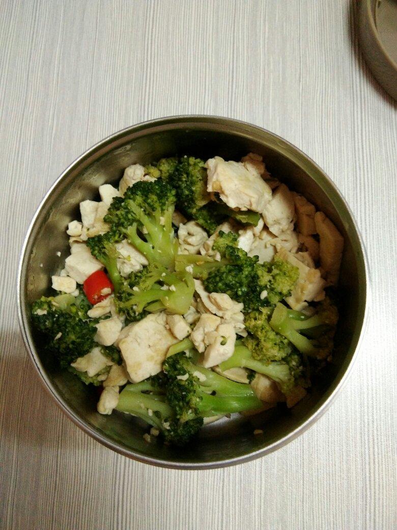 [fitforlife]照烧豆腐烧西兰花