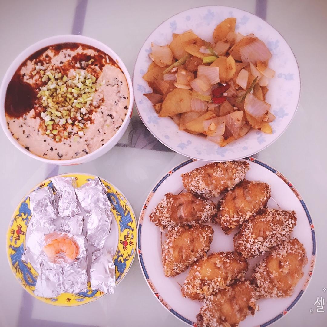 无油炸鸡翅