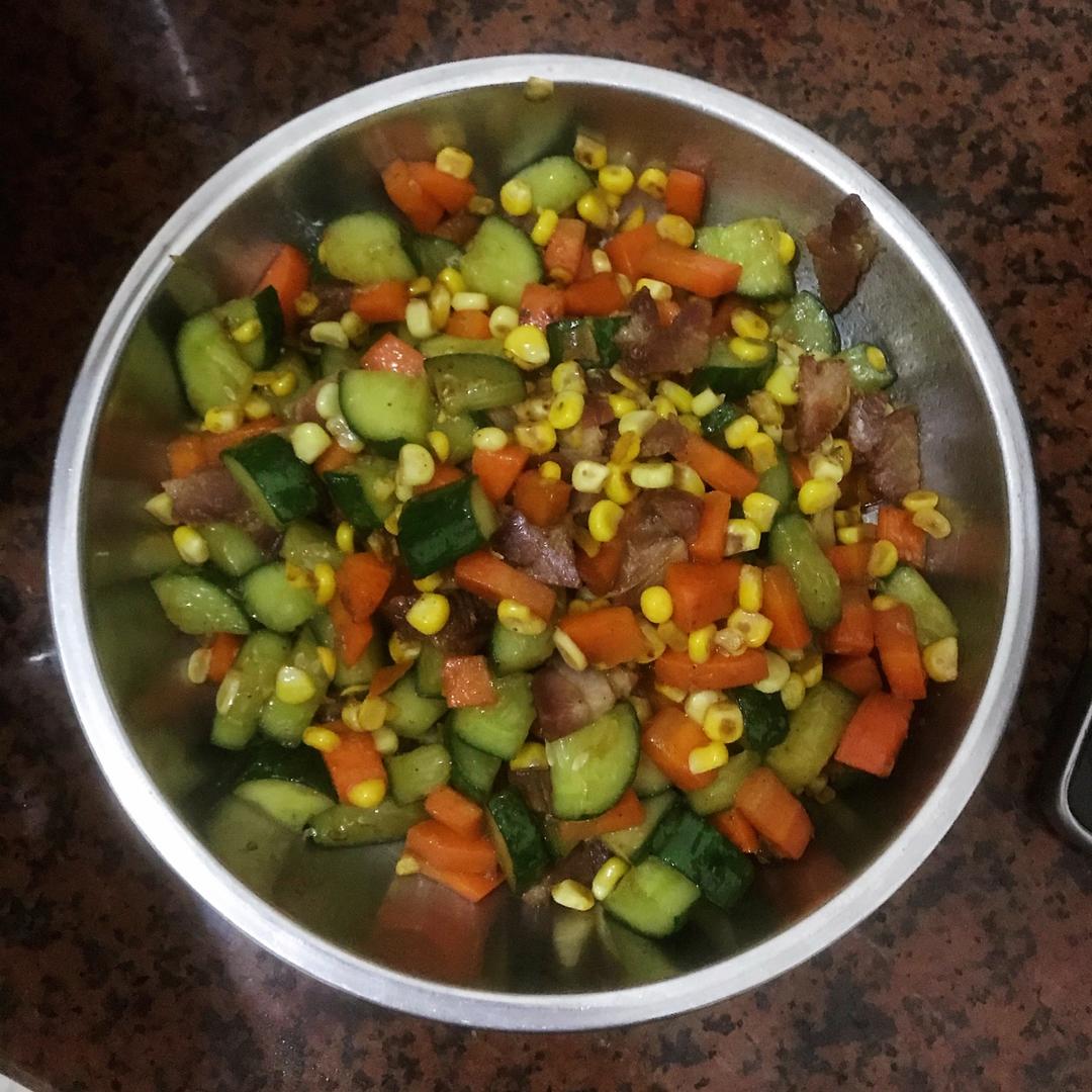超级简单的炒四丁，简单粗暴，厨房小白也能学会