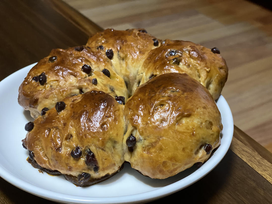 超松软红豆面包（君焙厨师机食谱）