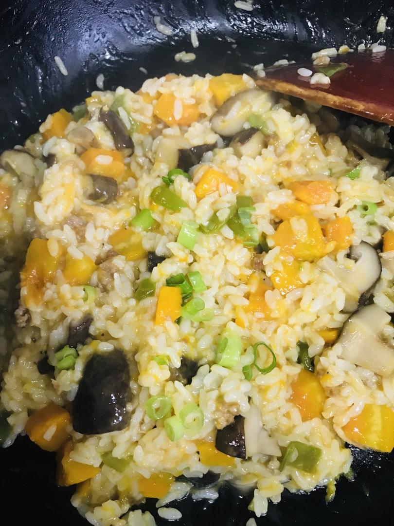 超乎意料之外&好吃的南瓜焖饭