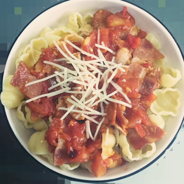 培根番茄意大利面