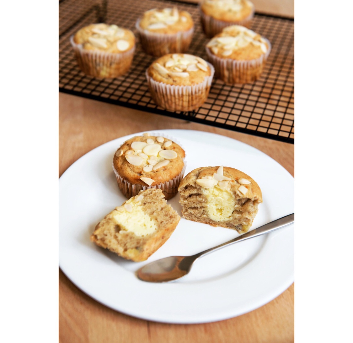 软心乳酪香蕉马芬<Banana Cream Cheese Muffins>