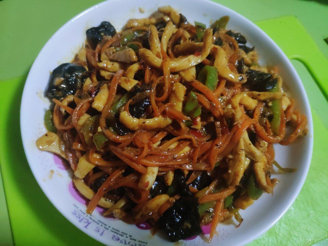 鱼香鸡丝