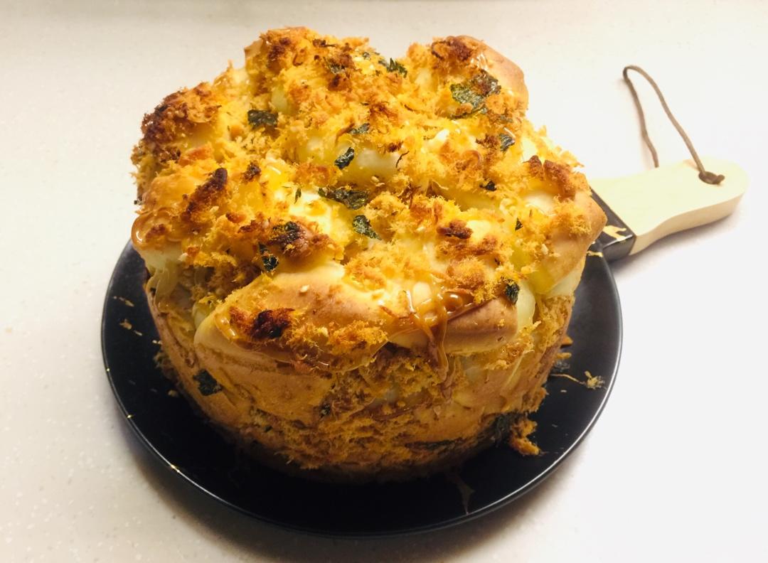 肉松手撕面包—超软会爆浆的面包哟