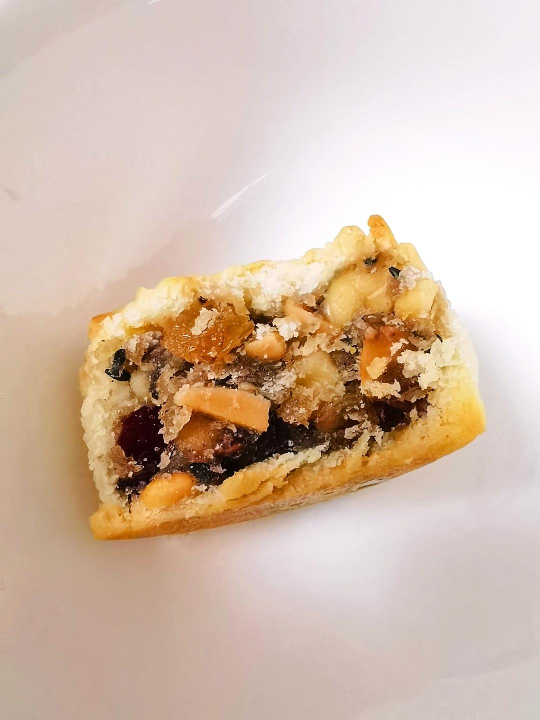 【原创】椒盐五仁广式月饼（口感浓郁，回味无穷）