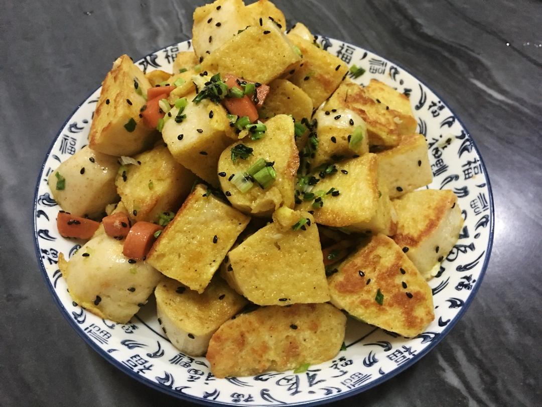 七月七--雨做的元气早餐【孜然炒馒头】