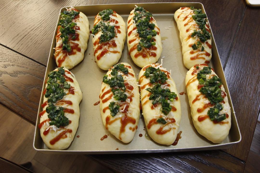 肉松培根面包