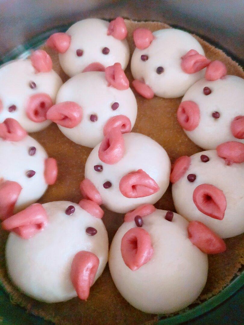 lily_1212258做的小猪馒头