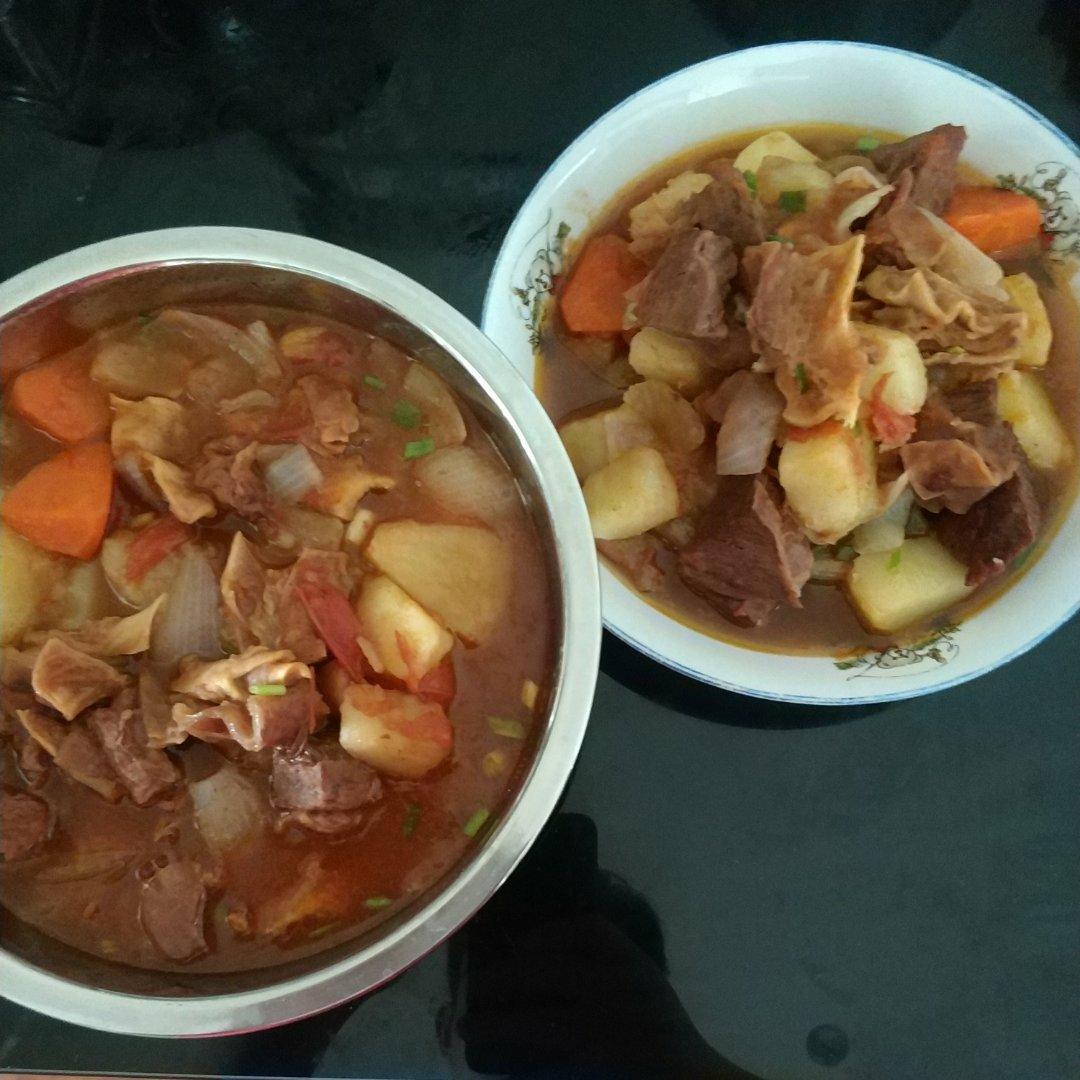 土豆炖牛肉