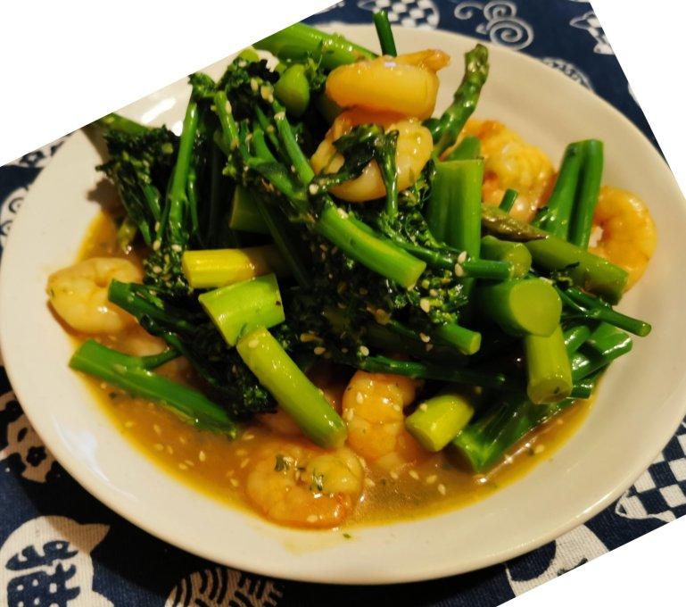 【生酮低碳】蒜蓉虾仁西蓝花