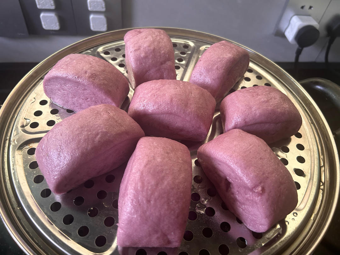 非常简单的健康养胃杂粮馒头(紫薯 南瓜 黑米)