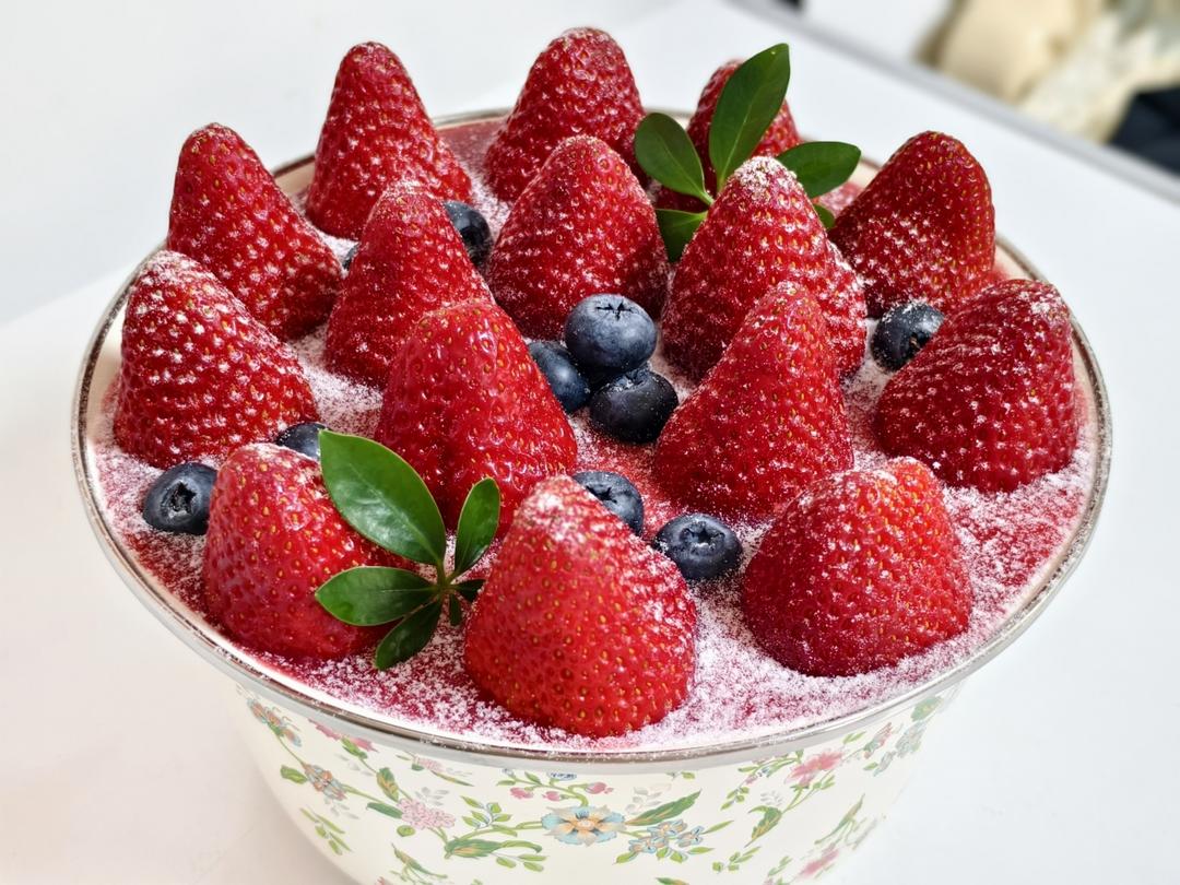 草莓🍓搪瓷盆蛋糕