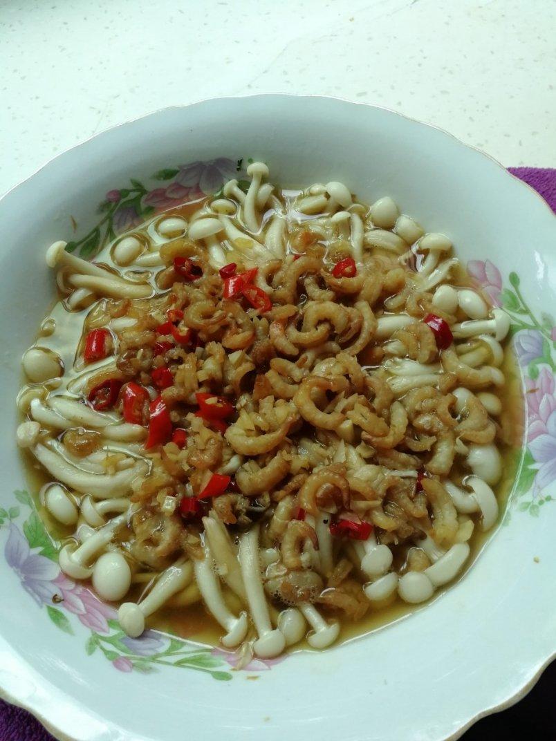 白玉菇蒸海米