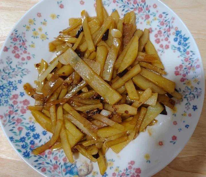 香辣土豆丝‼️简单快手菜