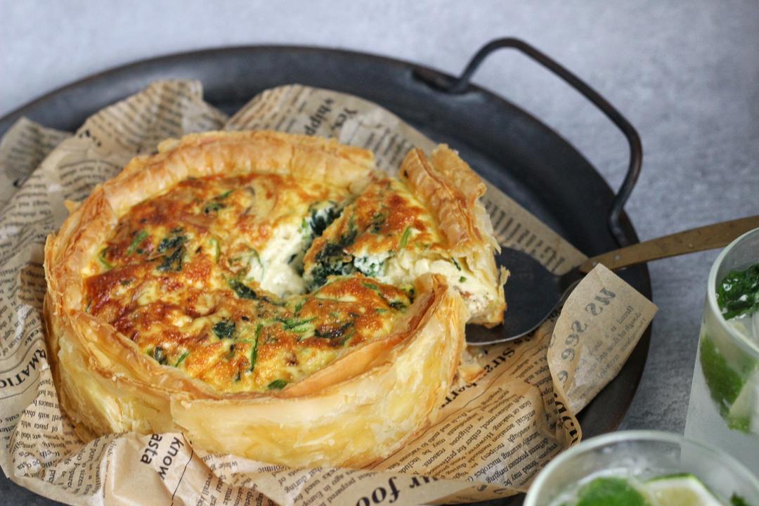 法式菠菜奶酪咸派 quiche aux épinards